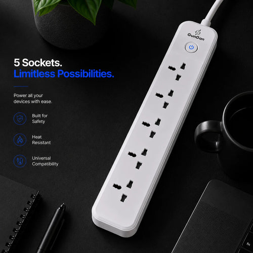 GunGaN Classique 5 AC — 5 Sockets, Limitless Possibilities