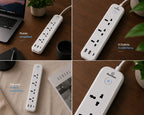 GunGaN Prime 4 AC + 3 USB — 4 Outlets, 3 USB Ports